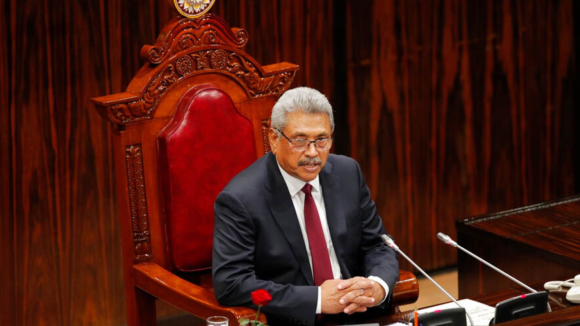 Ahead of expected resignation, Sri Lankan President flees to the Maldives